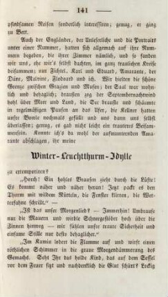 Winter-Leuchtthurm-Idylle