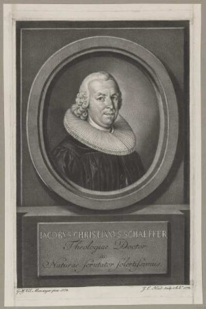Bildnis des Iacobvs Christianvs Schaeffer