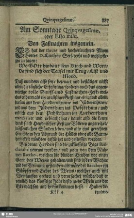 Am Sonntage Quinquagesimae, oder Esto mihi