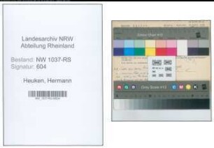 Entnazifizierung Hermann Heuken , geb. 02.04.1900 (Lehrer)