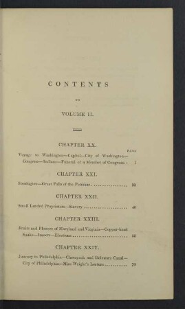 Contents to Volume II.