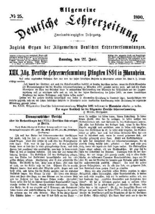 Stenographischer Bericht über die Verhandlungen des (VIII.) Deutschen Lehrertages zu Berlin (Fortsetzung)