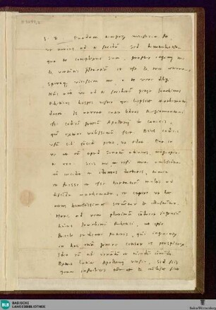 Brief von Philipp Melanchthon an Erasmus Ebner von 1550 - K 3097, 3