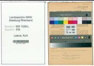 Entnazifizierung Kurt Lewus , geb. 30.11.1908 (Betriebsleiter)