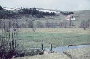 Schwarzwald. Landschaft bei Todtnau-Geschwend? mit Wohnhaus