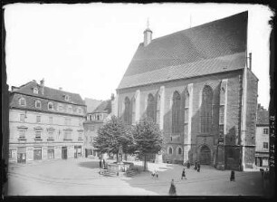 Meißen. Heinrichsplatz - Franziskanerkirche