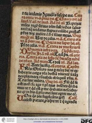 Antiphona: Tecum principium.