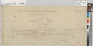 Arnsberg, Bezirksregierung, Hauptgebäude, Seibertzstr. 1, Grundriss, Vorentwurf