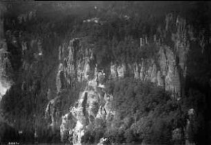 Bastei, Felsformation im Elbsandsteingebirge