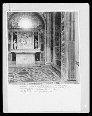 Altar mit der Geburt Christi, den Heiligen Jakob und Johannes Evangelist