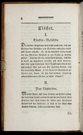 Clöster.