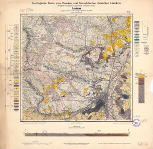 Geologische Karte von Preußen und benachbarten deutschen Ländern, [4857] Lauban
