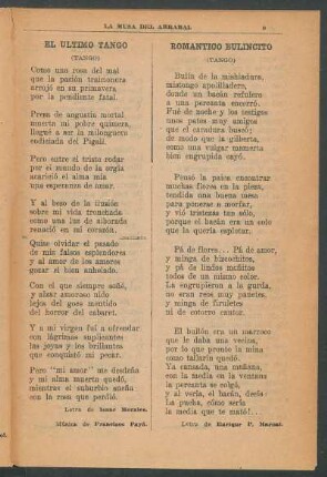 Romántico Bulíncito : (Tango)