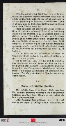 §. 6. Von der perspektivischen Entwicklung
