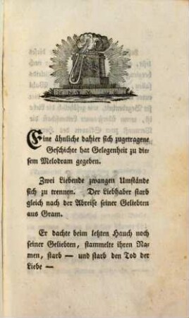 Dirimel und Laura : Ein Melodram in einem Aufzug