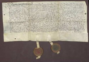 Die Vormünder des Markgrafen Philipp II. von Baden-Baden leihen von dem Stift zu Baden 1.000 fl. zu 5% Zins zur Zahlung an die Ettlinger an 4.600 fl., welche dieselben zum Schloßbau für die Herrschaft aufgenommen