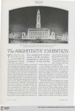 81.1925 = Nr. 338: The architects' exhibition