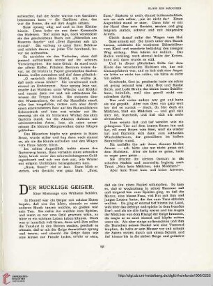 11: Der bucklige Geiger : eine Rheinsage