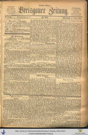 30.10.1901 (Erstes Blatt)