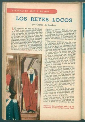 Los reyes locos : Estampas de ayer y de hoy