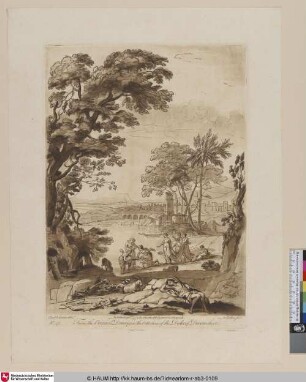 [Landschaft mit der Findung Moses]