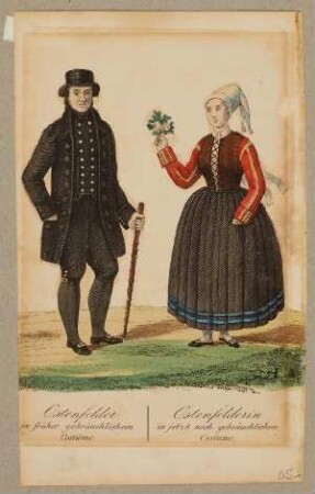 Trachten - Mann und Frau aus Ostenfeld