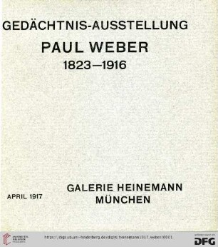 Gedächtnis-Ausstellung Paul Weber