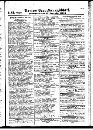 1182.Ausgabe. Freitag, 29. September 1916