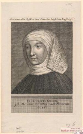 Elisabeth Kress, geb. Mendel; gest. 1446