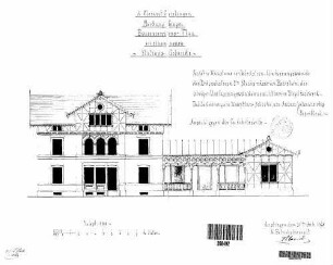 Gingen (Fils): Empfangsgebäude Ansicht Zufahrtstraße