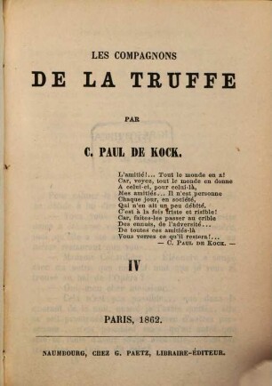 Les compagnons de la truffe, 4