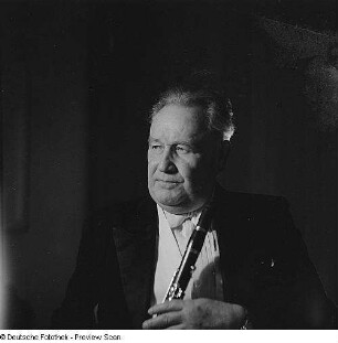 Porträt Klarinettist Prof. Karl Schütte