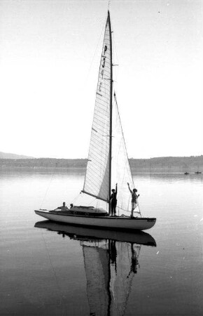 Mettnau: M. und Frau Born auf Segelyacht