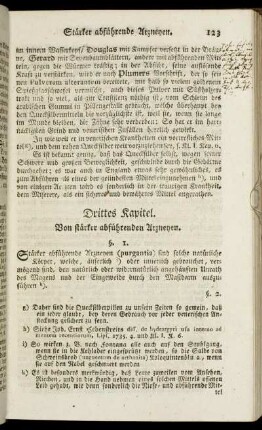 Drittes Kapitel. Von stärker abführenden Arzneyen.