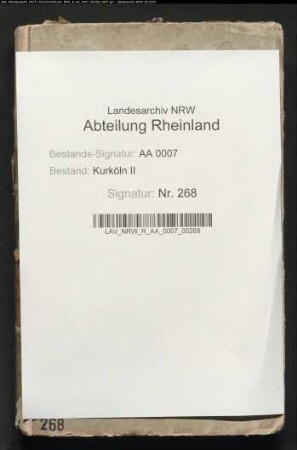 Inventar des Schlosses Poppelsdorf