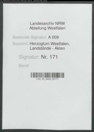 Auszüge aus der Gravamina der Landstände und der Resolution des Kurfürsten