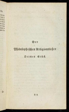 Drittes Stück. Der Sieg des guten Princips' über das Böse ...