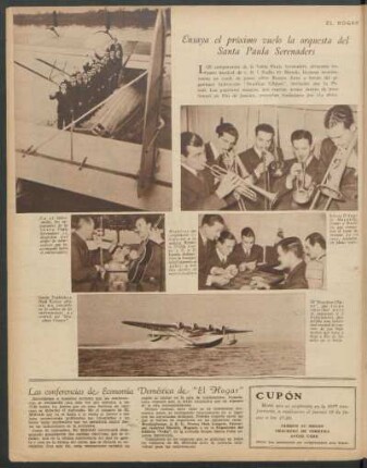 Ensaya el próximo vuelo la orquesta del Santa Paula Serenaders