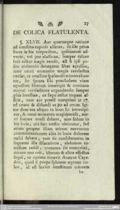 De Colica Flatulenta