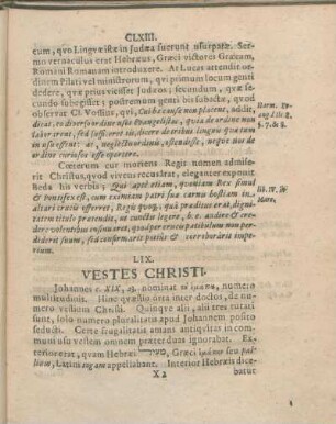 LIX. Vestes Christi.