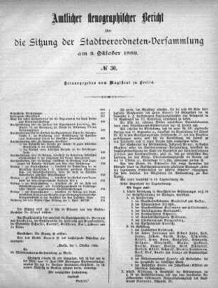 No. 30, 3. Oktober 1889