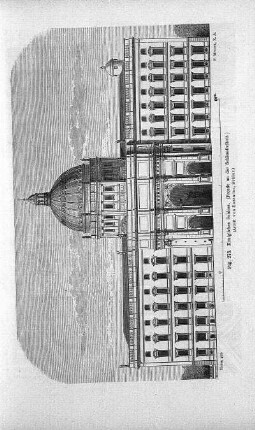 Fig. 275. Königliches Schloss. (Facade an der Schlossfreiheit)
