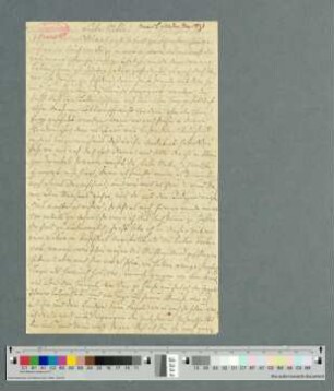 Brief von Jenny von Laßberg, Meersburg 24.05.1846