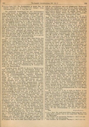 853-854 [Rezension] Prenter, Regin, Der Protestantismus in unserer Zeit
