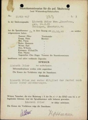 Stier, Lisbeth