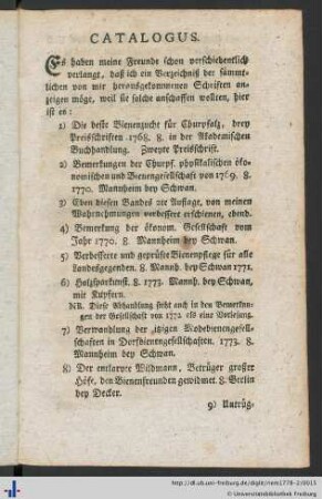 Catalogus.