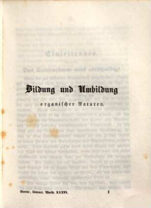 Goethe's sämmtliche Werke : in vierzig Bänden, 36. Morphologie. Beiträge zur Optik