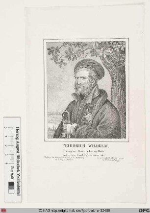 Bildnis Friedrich Wilhelm, Herzog von Braunschweig-Lüneburg-Oels (der "Schwarze Herzog")