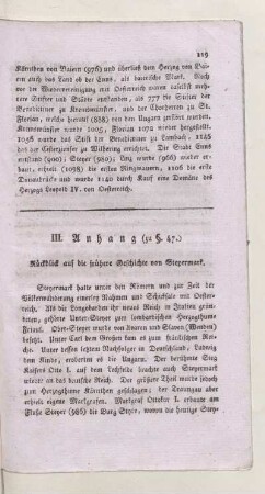III. Anhang