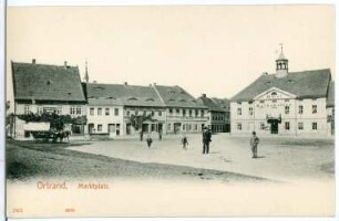 Ortrand. Marktplatz